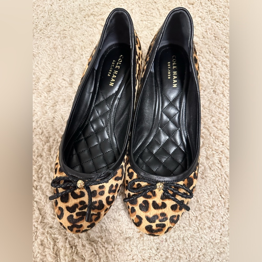 NEW Cole Haan Leopard Print Shoes